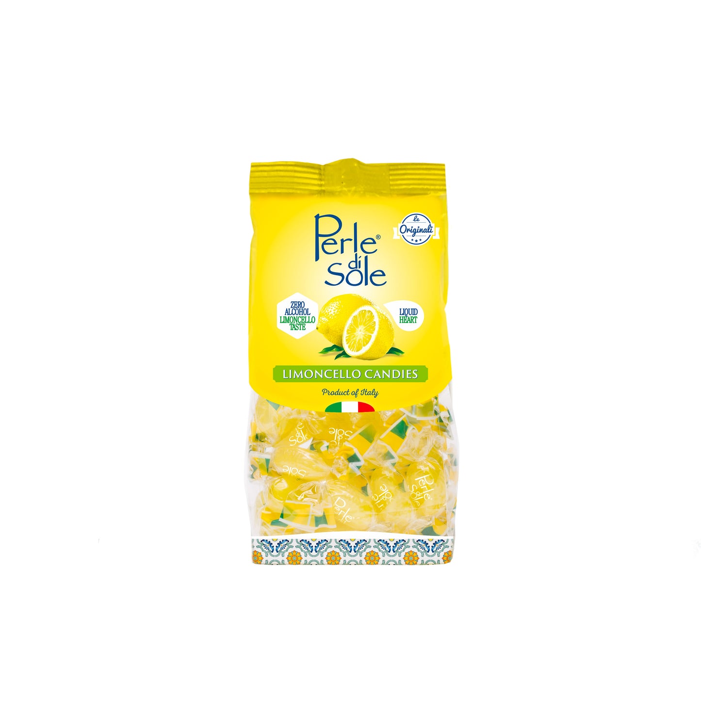 Limoncello Bonbons alkoholfrei 100g – italienische Zitronenbonbons mit fruchtigem Limoncello Geschmack