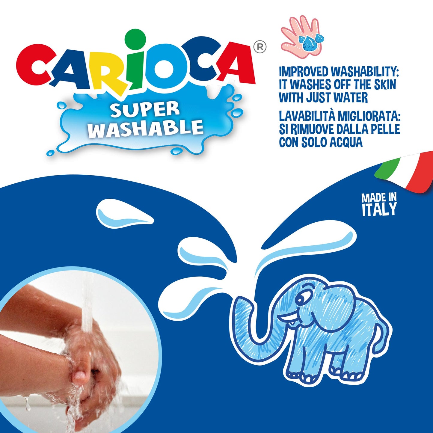CARIOCA® JOY Filzstifte 50er Set| Auswaschbare Filzstifte für Kinder