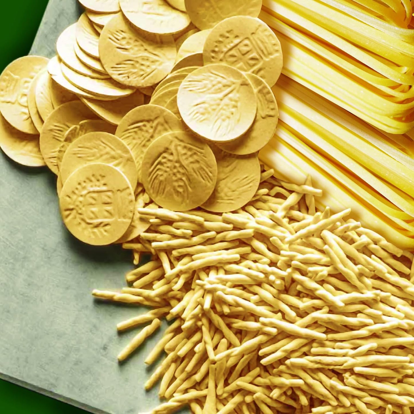Portofino Fine Food - Trofie, Trenette and Croxetti - Traditional Ligurian Pasta - 3 x 500 g