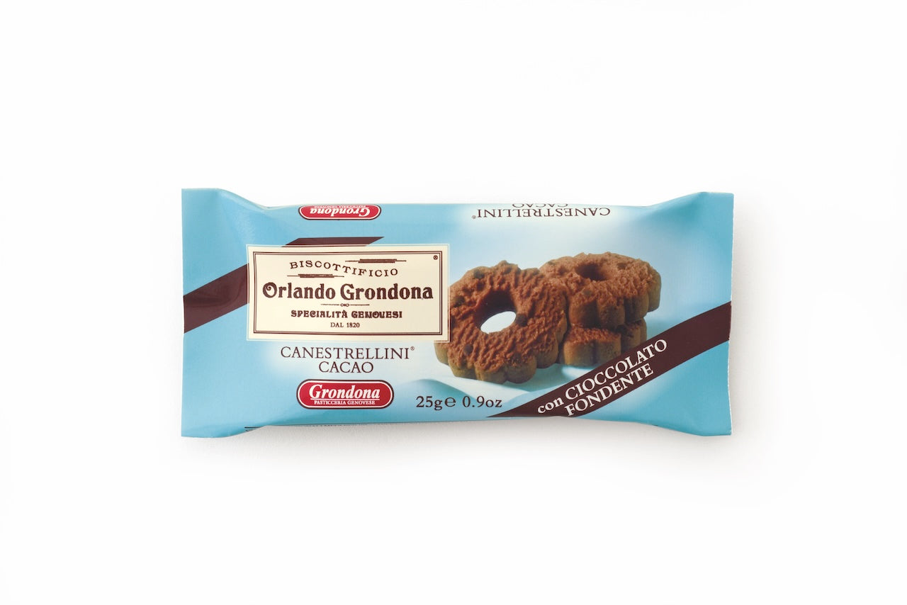 Grondona Canestrellini al Cacao – Kleiner Keks, großer Geschmack 40*25g