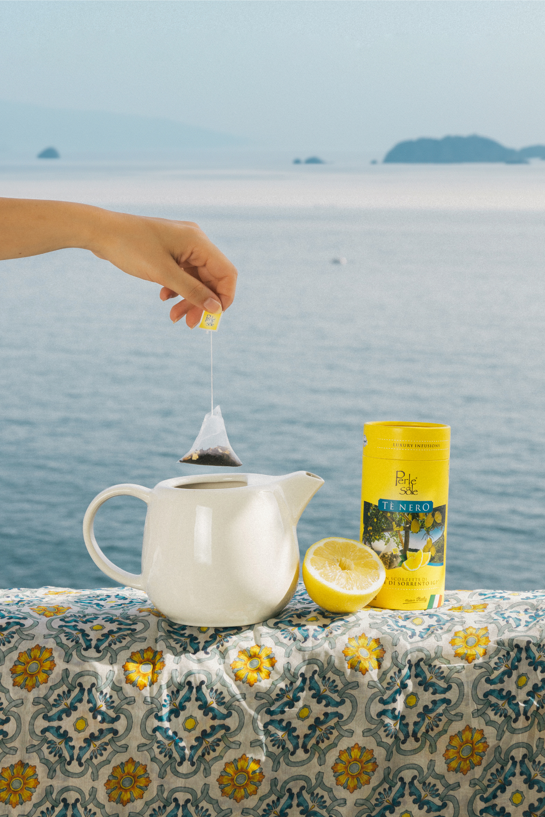 Perlé di sole - Schwarzer Tee mit Zitronenschalen aus Sorrento IG