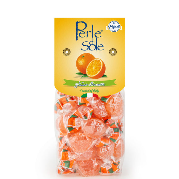 Perle di Sole - Gelee Bonbons mit Orangengeschmack - 200g