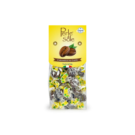 Italienische Kaffee Bonbons 150g von Perle di Sole – aromatische Kaffeebonbons für unterwegs